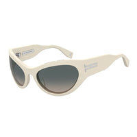 Marc Jacobs Sunglasses Cat Eye Full Rim, Ivory Frame and Grey Brown Gradient Lens MJ1087/S0SZJPR