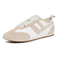 Free People Women's Ace Tennis Shoes, Chalk/Desert Sand