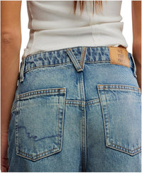 Free People Women's Deep Trance Dropped Boyfriend Jean, Bleached Out