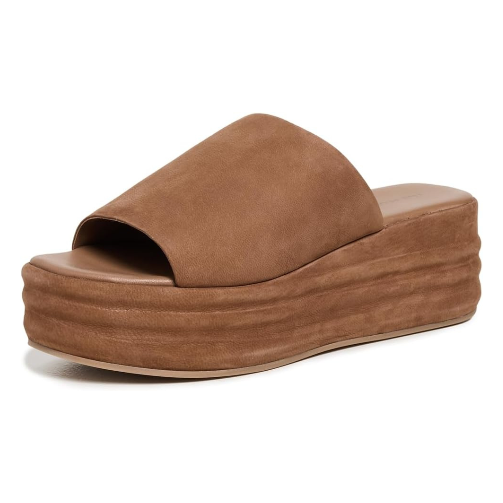 Free People Women's Harbor Platform Sandals, Tan