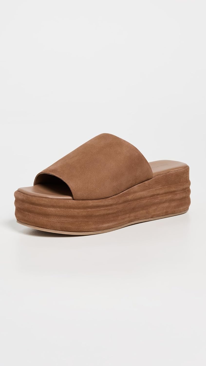 Free People Women's Harbor Platform Sandals, Tan