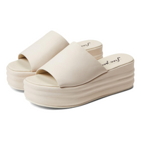 Free People Women's Harbor Platform Sandals, Vanilla