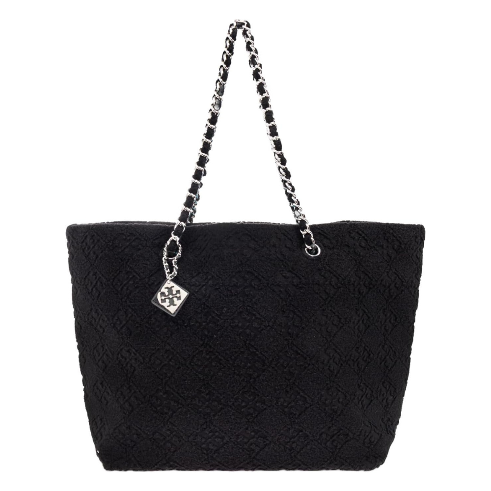 Tory Burch Women's Ella Chain Tote, Black