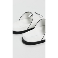 Tory Burch Women's T Lock Box Leather Sport Slides, Cloud