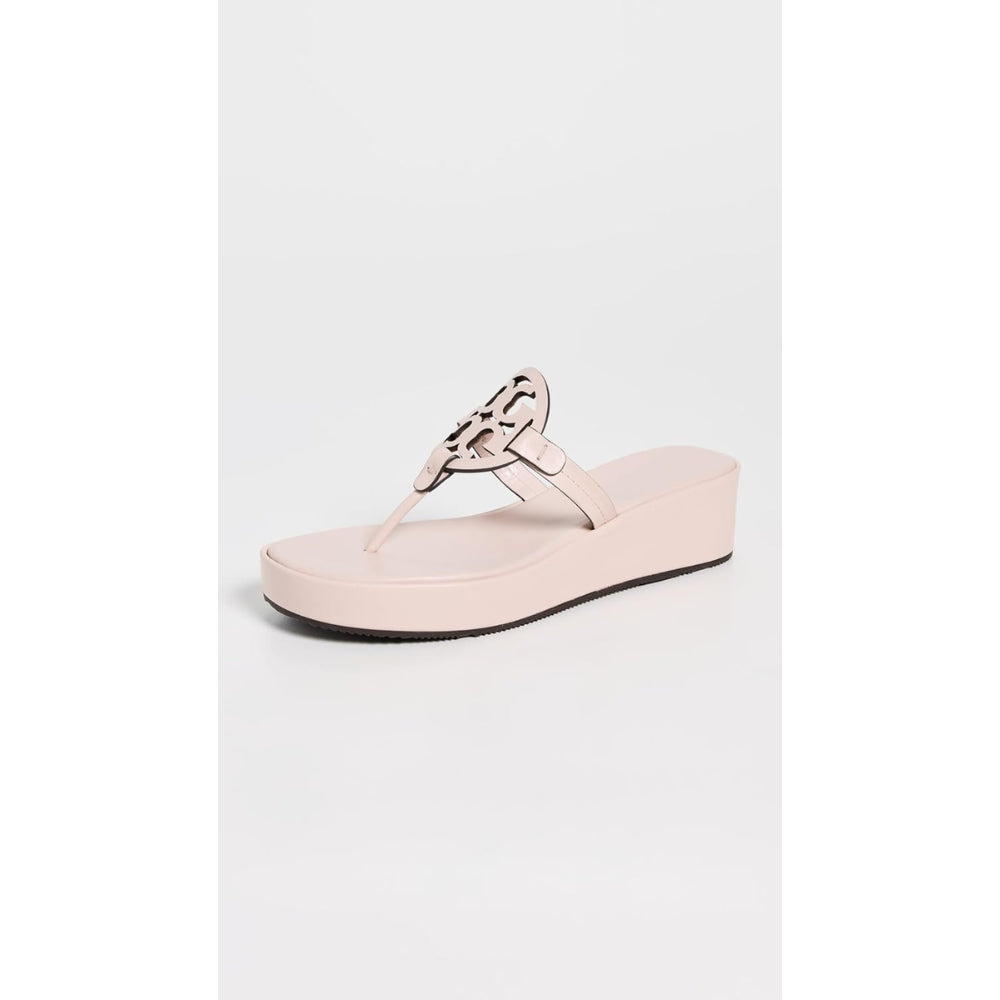 Tory Burch Women's Miller Wedge Sandal, Soft Pink