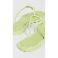 Tory Burch Women's Mini Miller Jelly Thongs, Garden Mint/Silver
