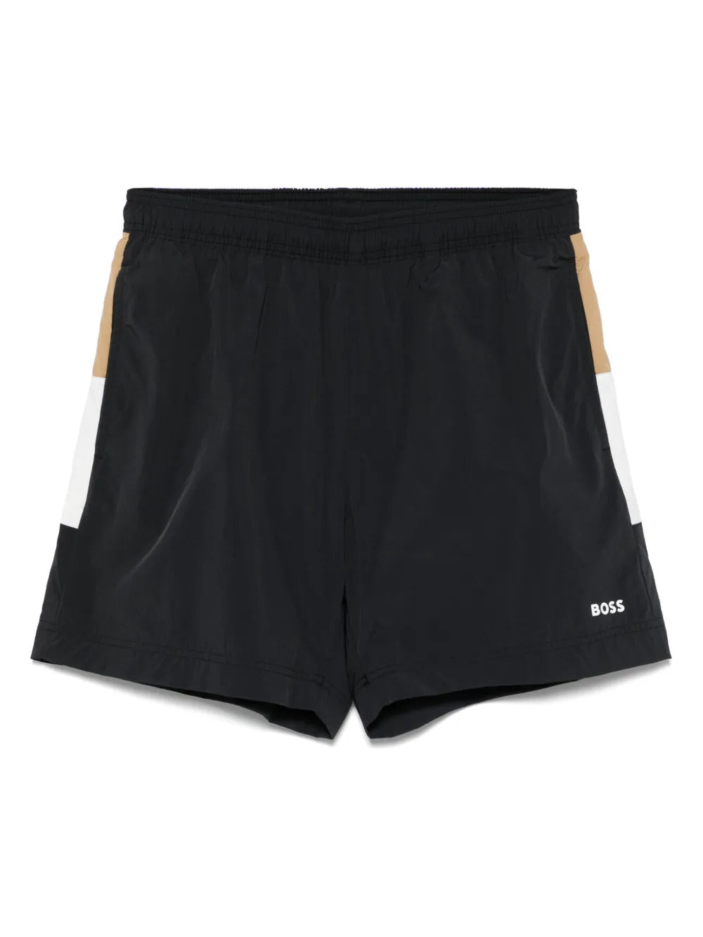 Hugo Boss Men's Zepha Standard Length Swim Trunks, Black
