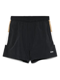 Hugo Boss Men's Zepha Standard Length Swim Trunks, Black