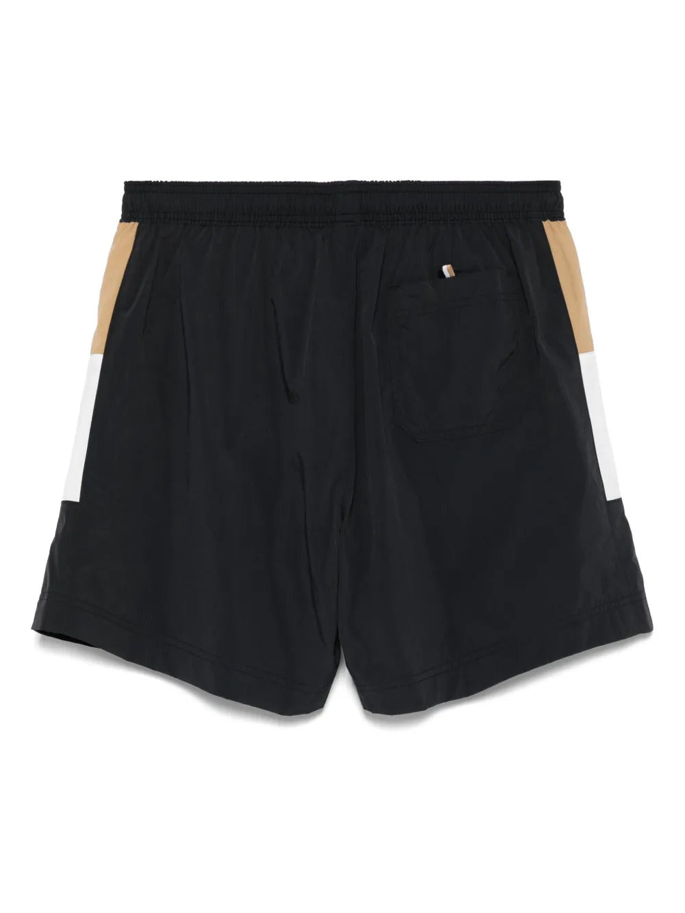 Hugo Boss Men's Zepha Standard Length Swim Trunks, Black
