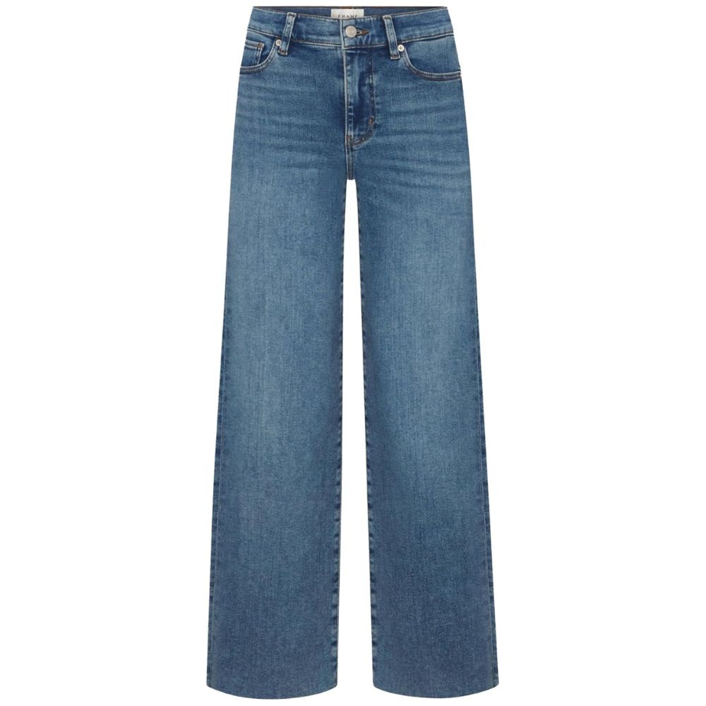 Frame Women's Le Slim Palazzo Jeans, Flip Raw After