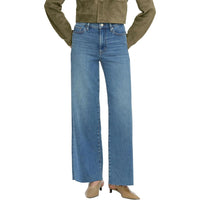 Frame Women's Le Slim Palazzo Jeans, Flip Raw After