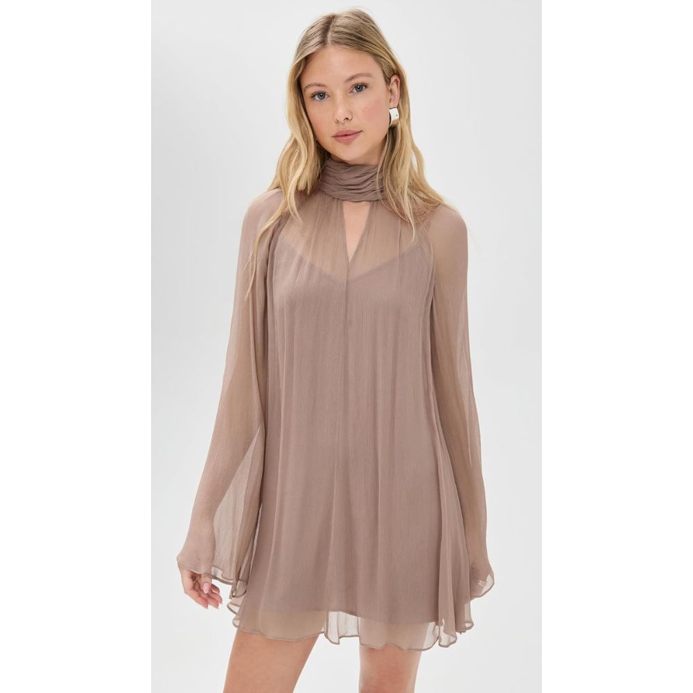 white christmas dresses Staud Esther Mini Dress