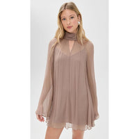Staud Women's Esther Mini Dress, Taupe