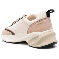 Tory Burch Women's Good Luck Nylon Trainers, French Pearl/Light Khaki