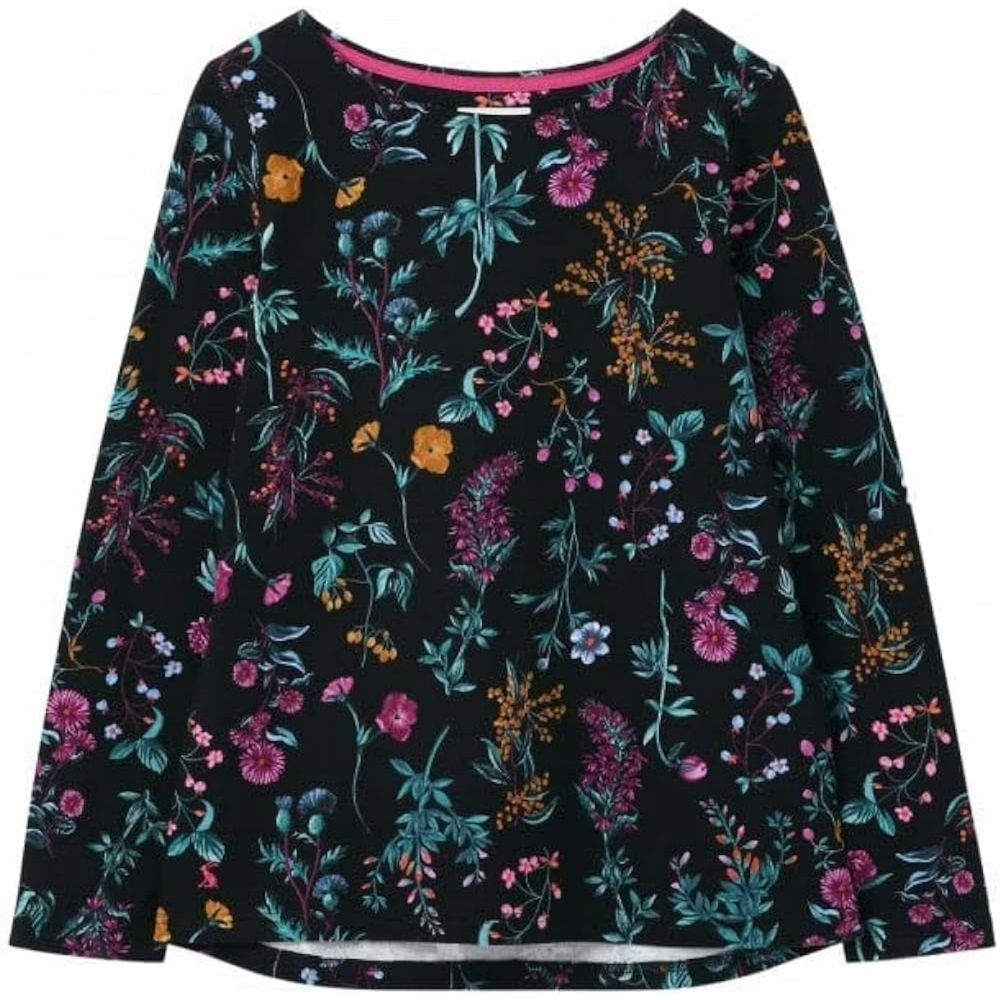 Johnny Was Women's Janie Favorite Long Sleeve Crew Neck Swing Tee, Mayra Schiffl