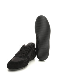 Rick Owens Men Minimal Sneakers With Suede