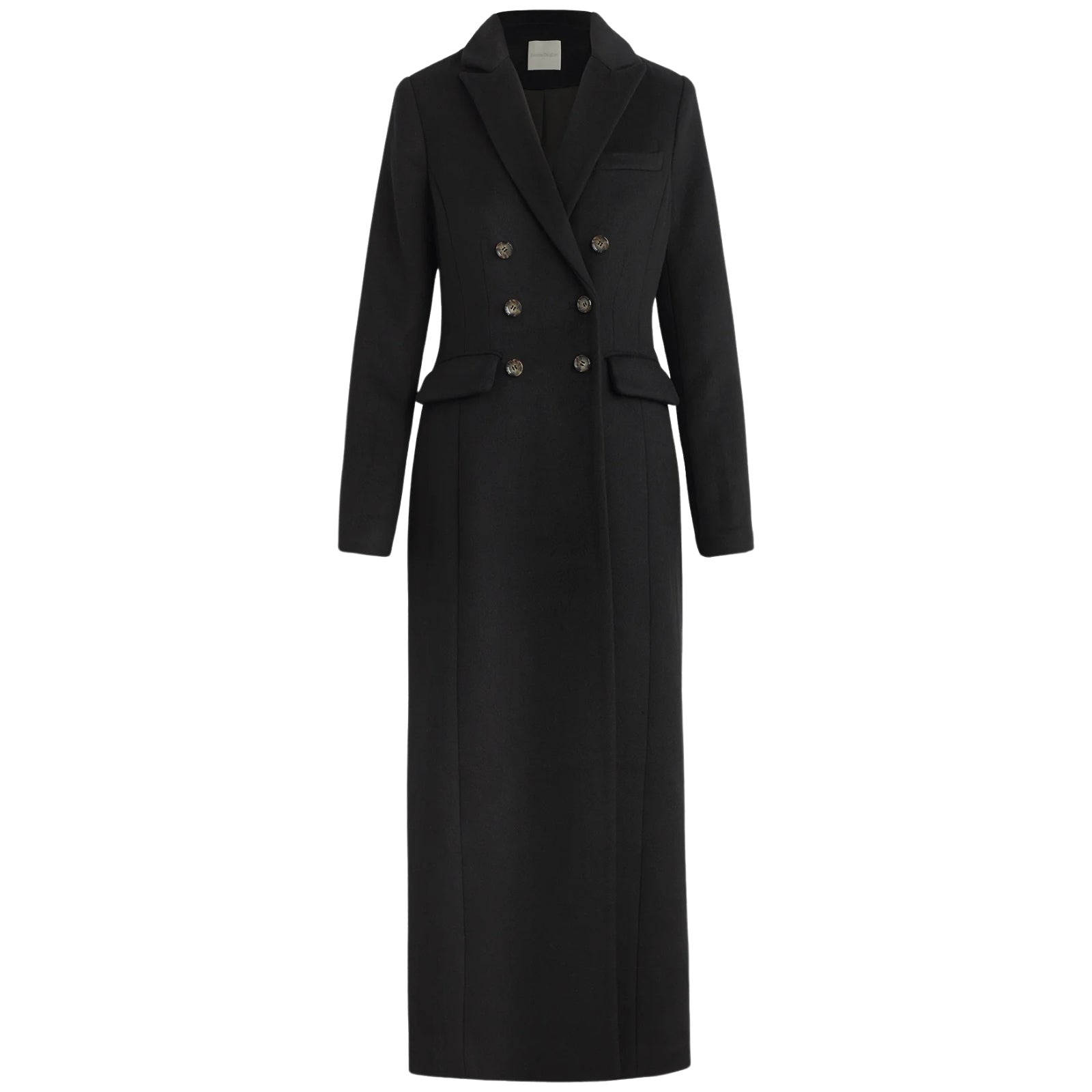 Favorite Daughter Women's The Simon Wool Coat, Black