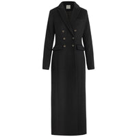 Favorite Daughter Women's The Simon Wool Coat, Black