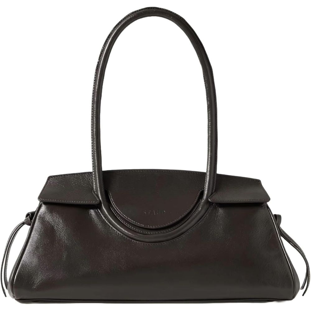 Staud Women's Maude Leather Shoulder Bag, Espresso