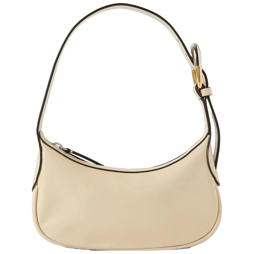 Staud Women's Owen Leather Shoulder Bag, Cream