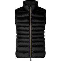 Save the Duck Women's Lynn Puffer Vest, Black