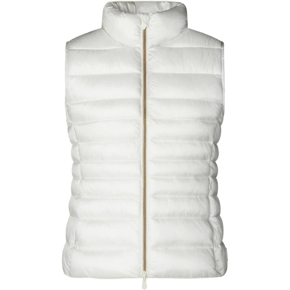 Save the Duck Women's Lynn Puffer Vest, Off-White