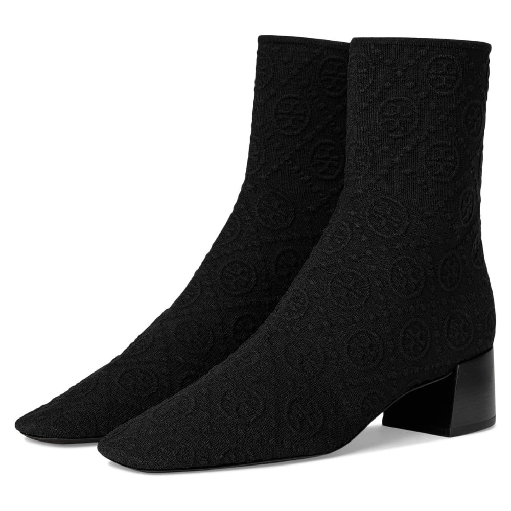Tory Burch Women's Stretch Ankle 45mm Boot, Perfect Black