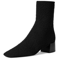 Tory Burch Women's Stretch Ankle 45mm Boot, Perfect Black