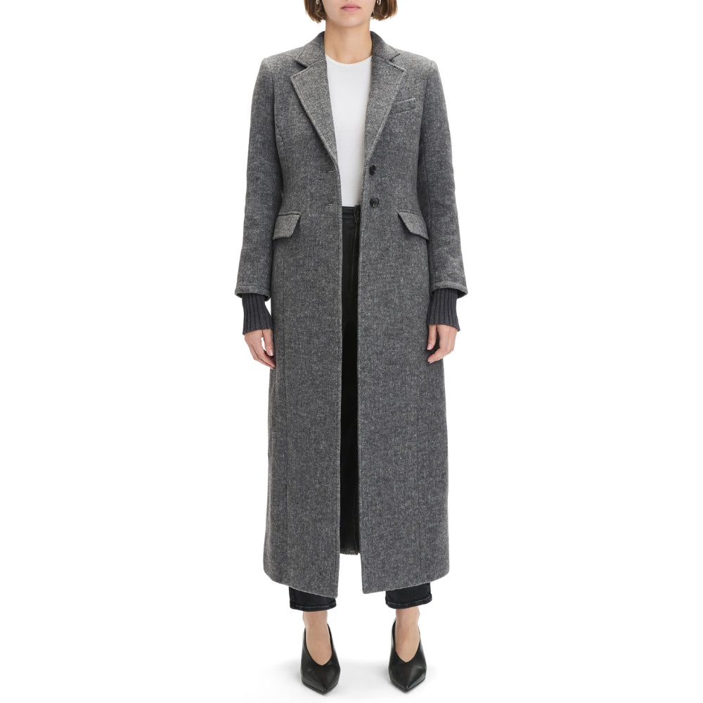 Favorite Daughter Women's The City Coat, Grey Twill