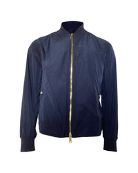 Burberry Bomber Jacket Women Blue Bomber Jackets One Size Fits All Blue