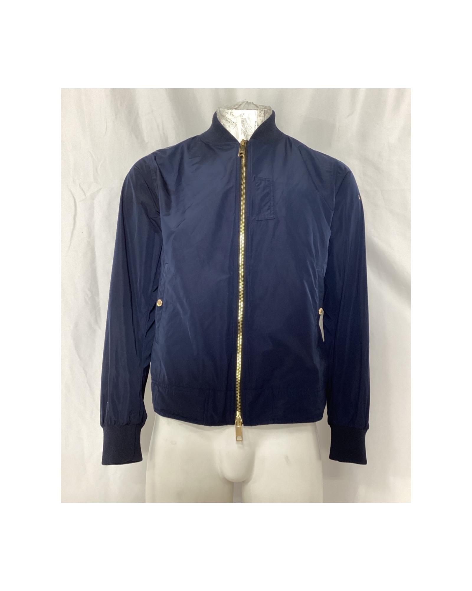 Burberry Bomber Jacket Women Blue Bomber Jackets