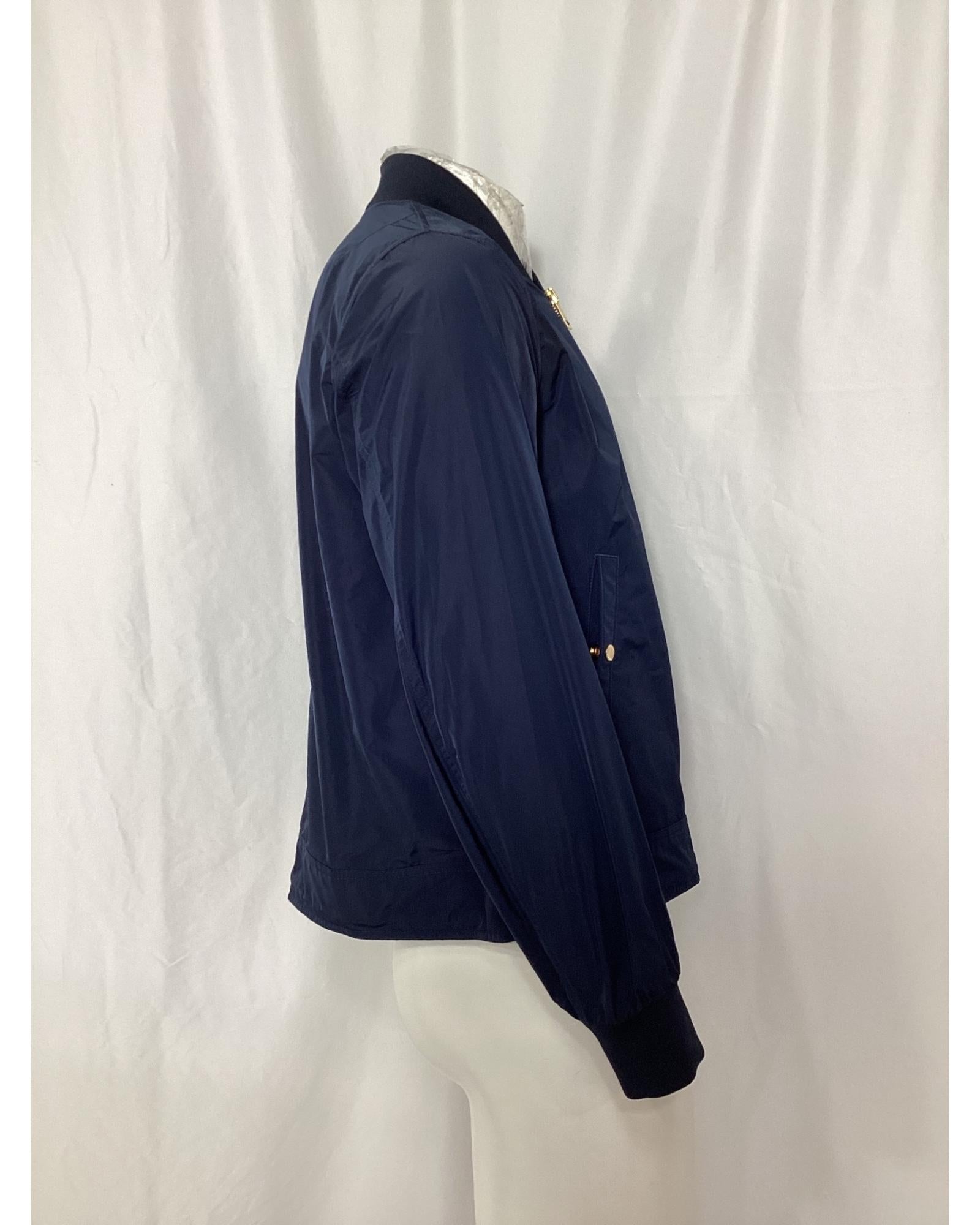 Burberry Bomber Jacket Women Blue Bomber Jackets