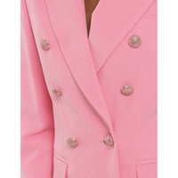 Yes Zee Elegant Pink Nylon Classic Women's Jacket