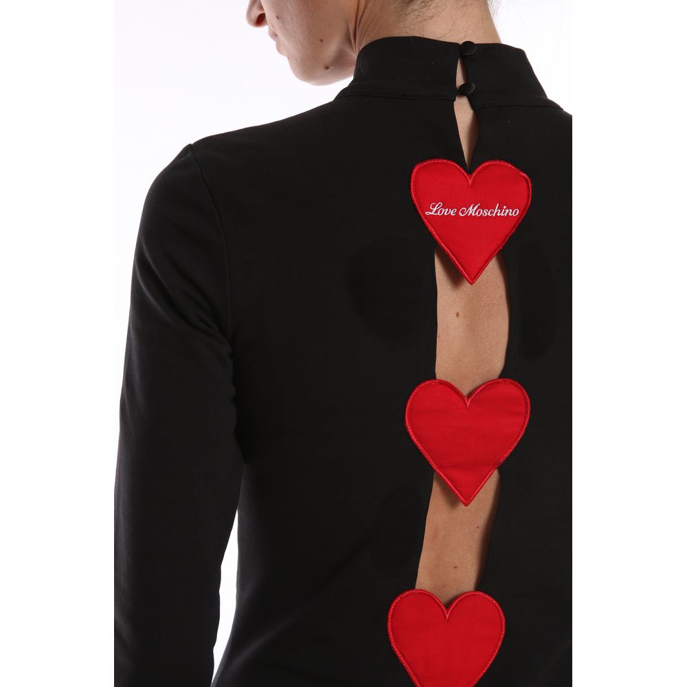 Love Moschino Love Moschino Black Cotton Women Women's Dress