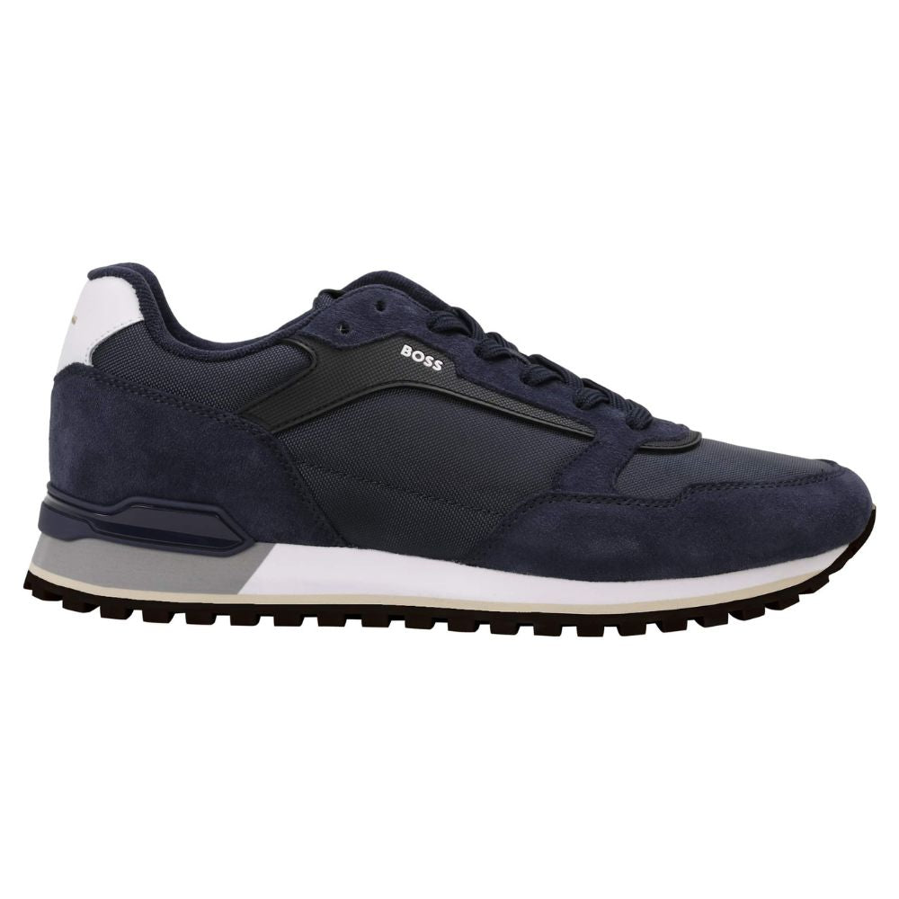 Hugo Boss Men's Parkour-L Running Sneaker, Dark Blue