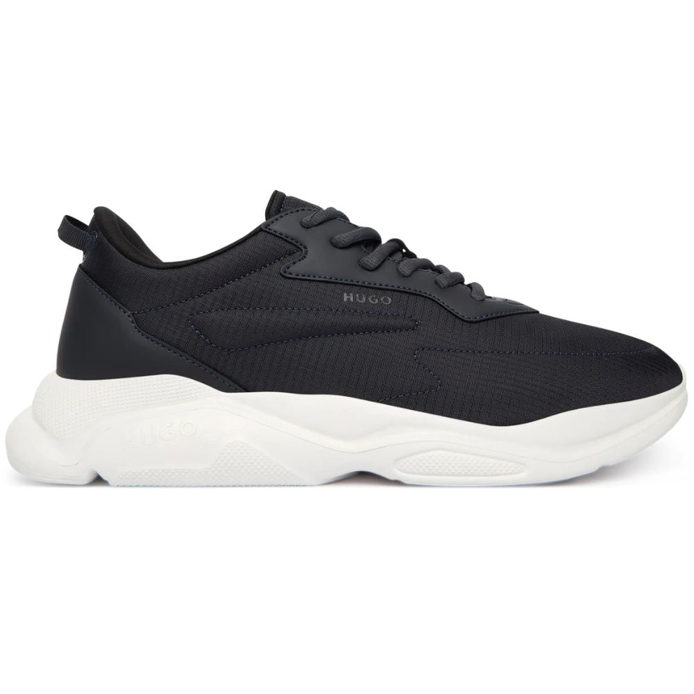 Hugo Men's Leon Running Sneaker, Black