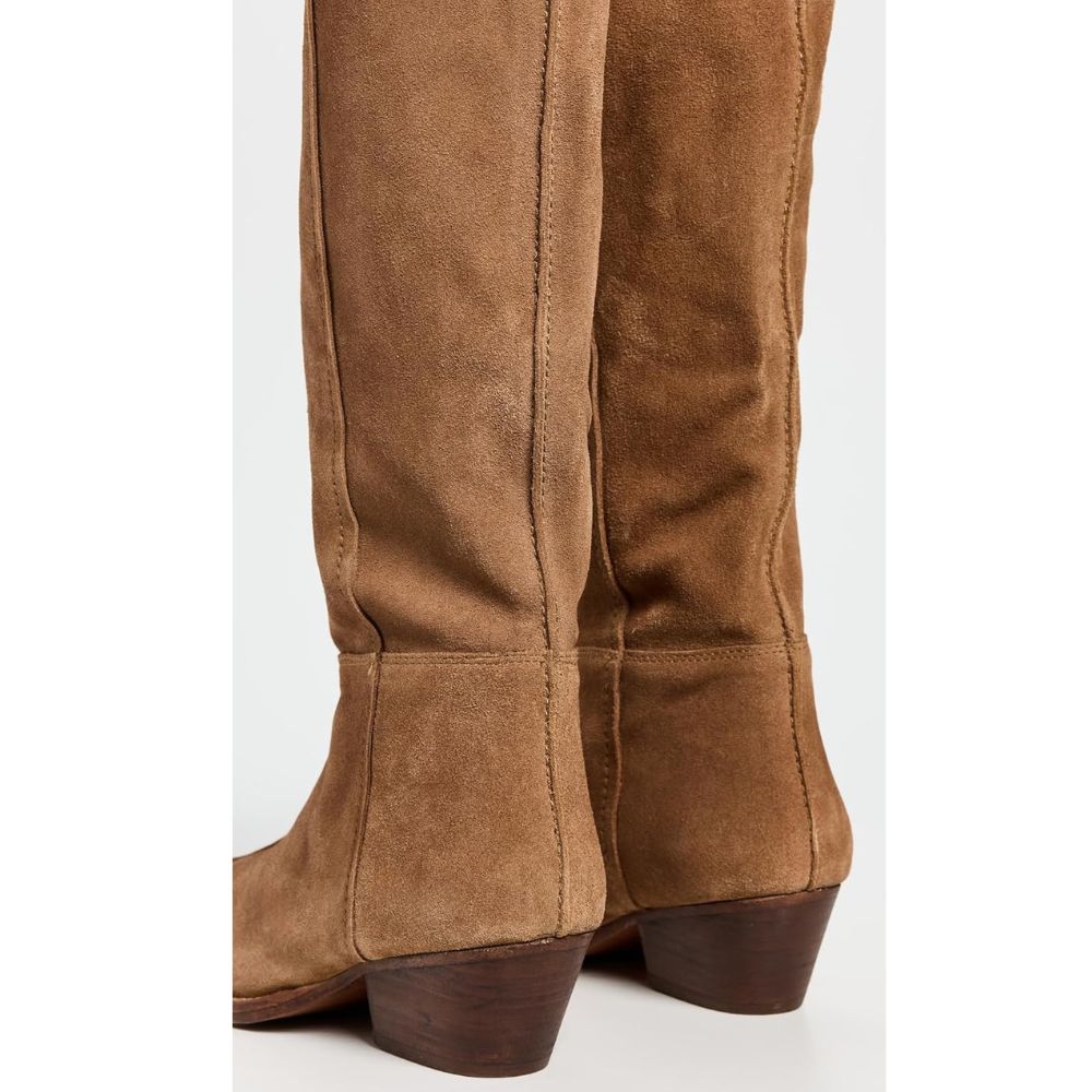 Free People Women's Sway Low Slouch Boots 2.0 Western, Tan