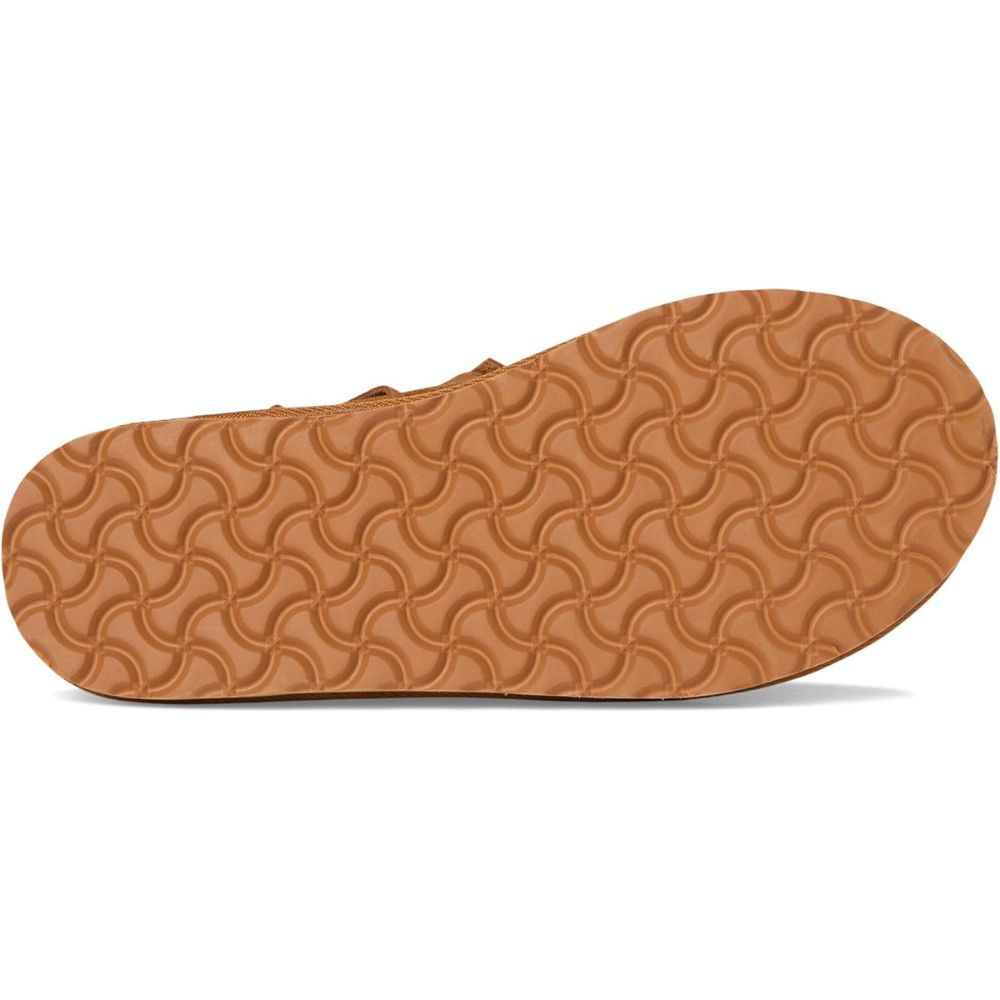 Free People Women's Fallon Fringe Mule, Toffee Suede