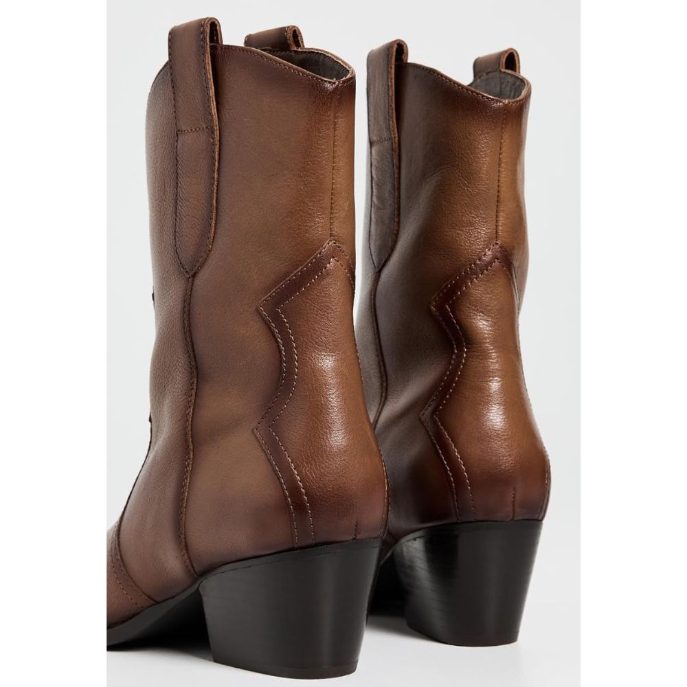 Free People Women's Cat Nap Cowboy Boot, Saddle Leather