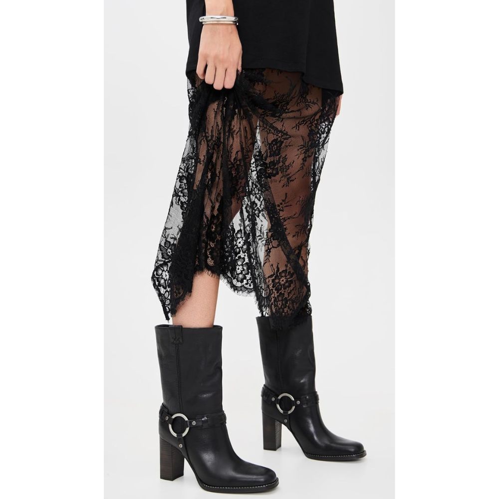 Free People Women's Hayden Harness Boots, Black