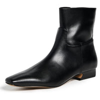 Free People Women's Easy Does It Vegan Ankle Boots, Black