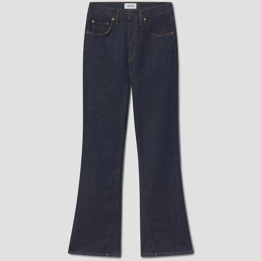 Agolde Women's Mid-Rise Kick Boot Comfort Stretch Jeans, Reissue