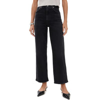 Agolde Women's Ren High-Rise Wide Leg Jeans, Hush