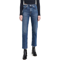 Agolde Women's Valen Vintage Straight Jeans, Solace