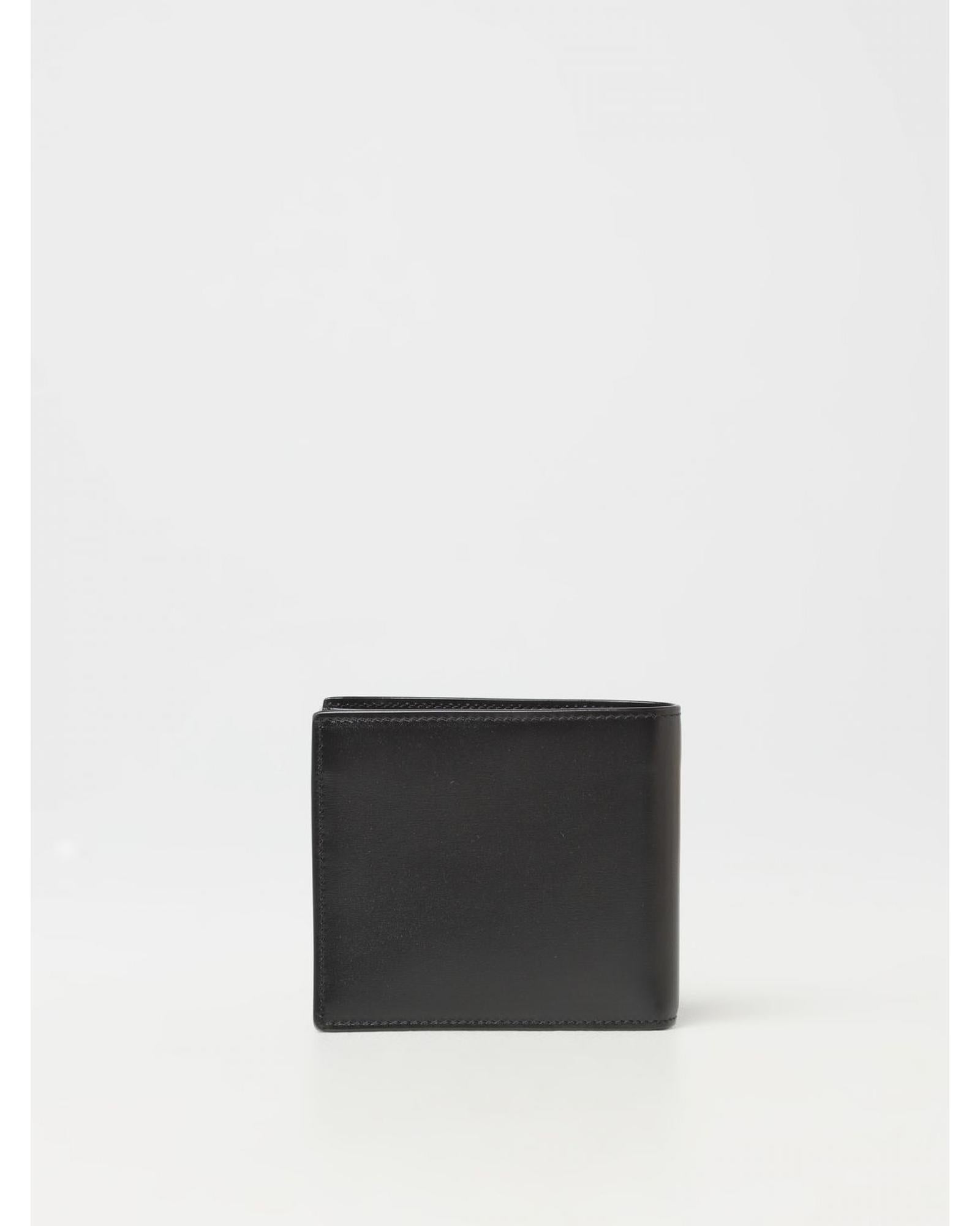 Saint Laurent YSL Logo BiFold Wallet Men Black