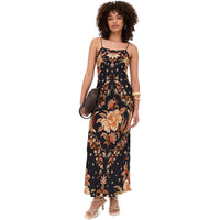 FARM Rio Women's Majestic Garden Black Slip Dress