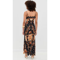 FARM Rio Women's Majestic Garden Black Slip Dress