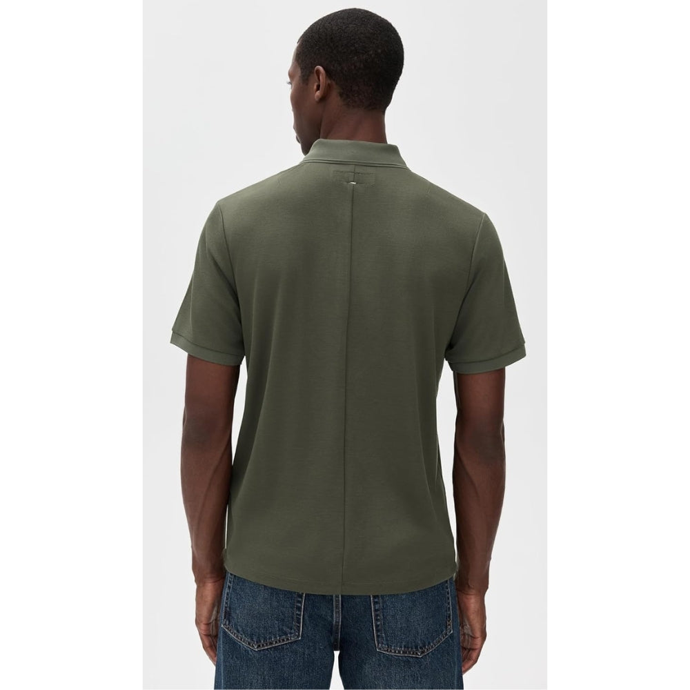 rag & bone Men's Tech Pique Short Sleeve Polo