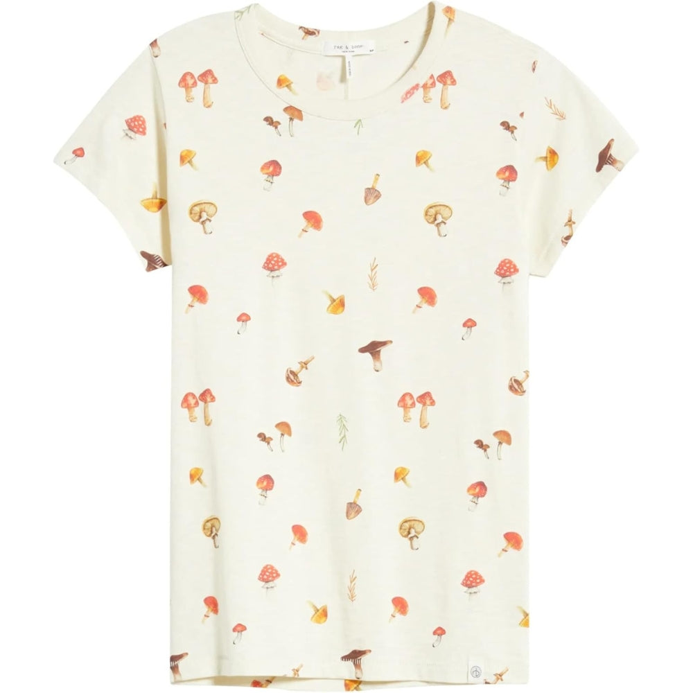 rag & bone Women's All Over Mushroom Tee