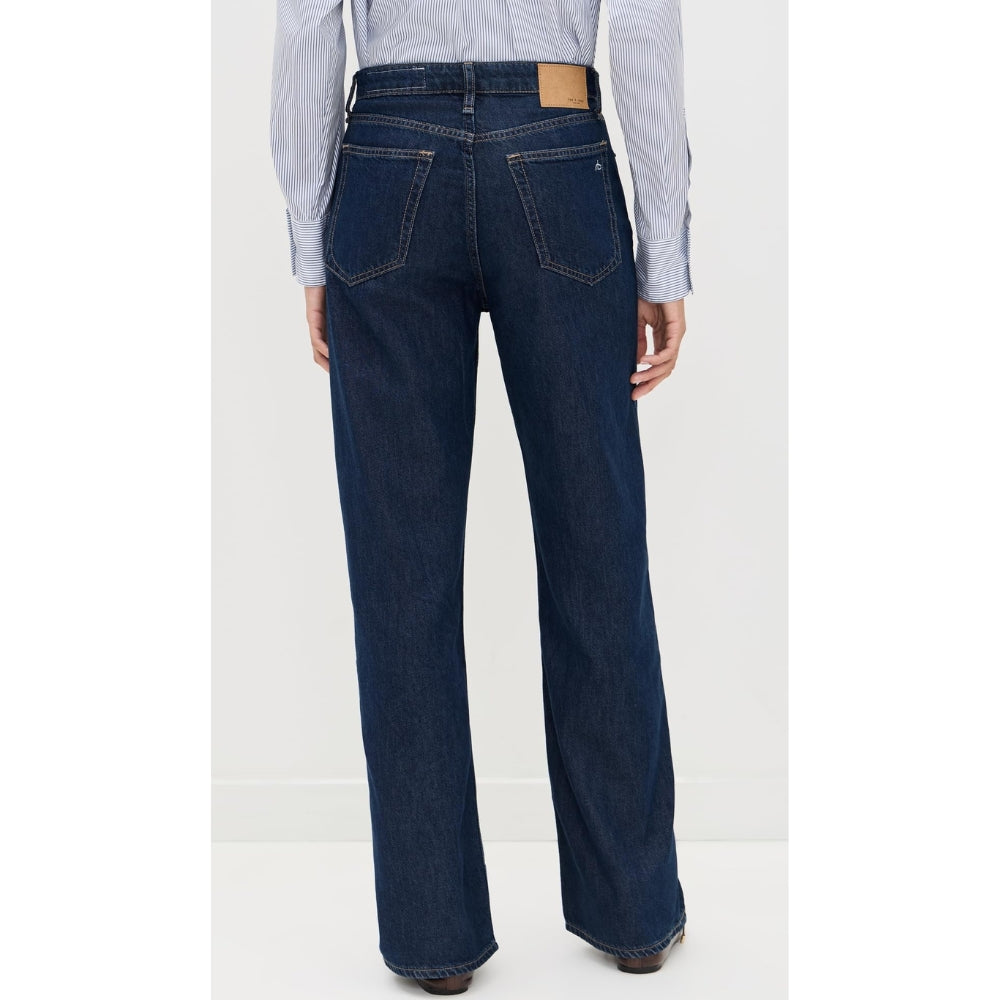 rag & bone Women's Featherweight Logan Wide Leg Jeans
